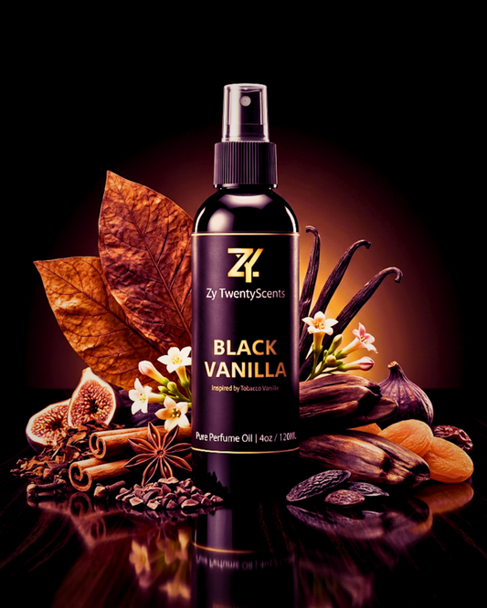 BLACK VANILLA: Pure Perfume Oil (Inspired by Tobacco Vanille)