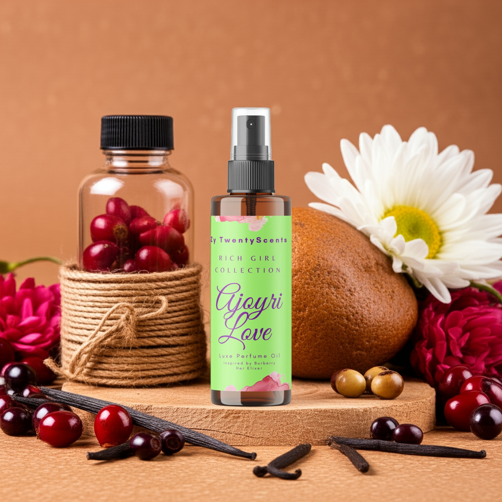AJOYRI LOVE (W) Compare to Burberry Her Elixir (Type): Pure Perfume Oils | Fragrance Oils | Body Oils | by Zy TwentyScents