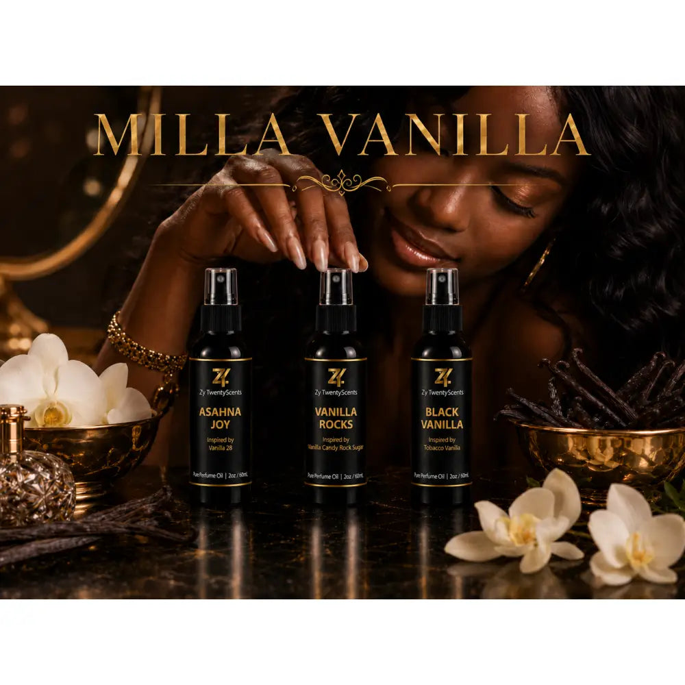 Milla Vanilla Perfume Oil Bundle – 3 x 2oz