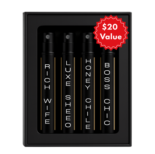 RICH GIRL COLLECTION DISCOVERY SET (W): 5 ML Pure Perfume Oils | Fragrance Oils | by Zy TwentyScents