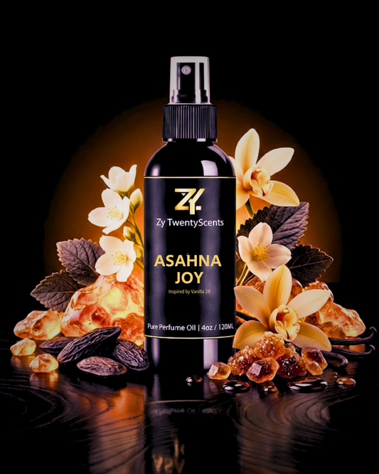 ASAHNA JOY: Pure Perfume Oil (Inspired by Vanilla 28)
