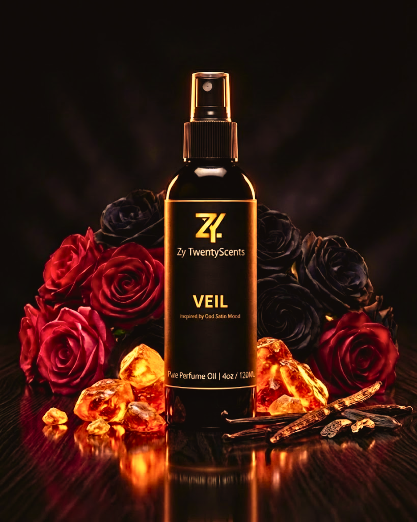 VEIL: Pure Perfume Oil (Inspired by Oud Satin Mood)