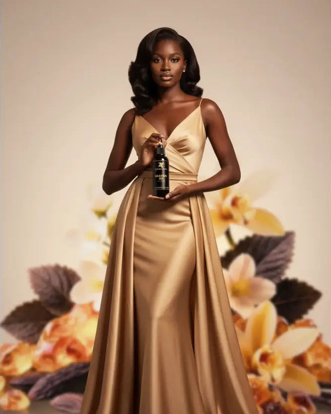 oil on satin dress Satin dress