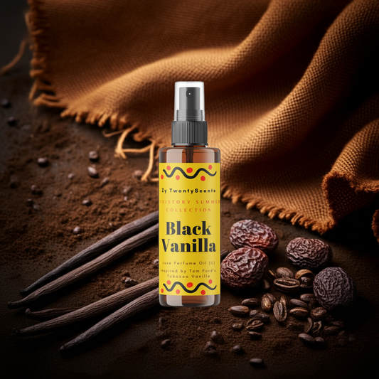 BLACK VANILLA (U) Compare to Tom Ford Tobacco Vanille (*Type):Pure Perfume Oils | Fragrance Oils | Body Oils | by Zy TwentyScents