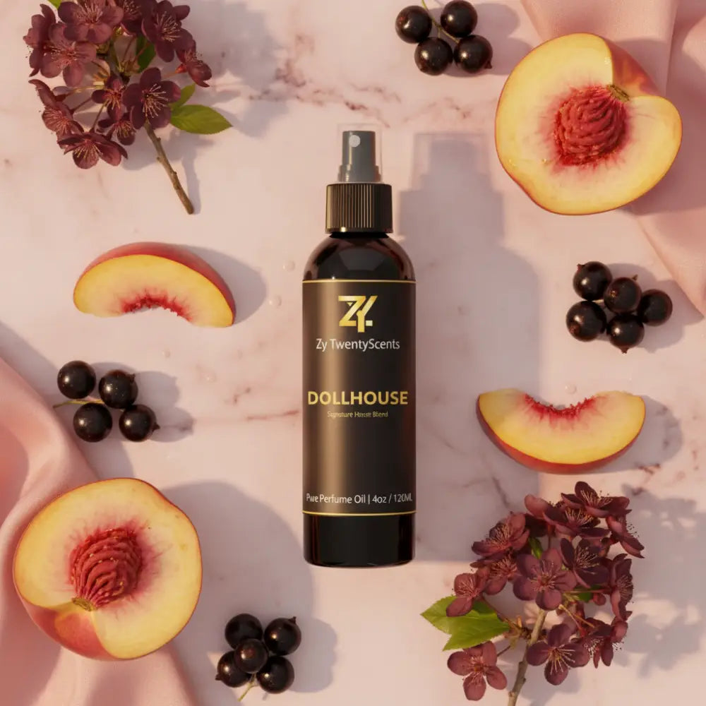 Dollhouse Warm Peach and Blackcurrant Perfume Oil