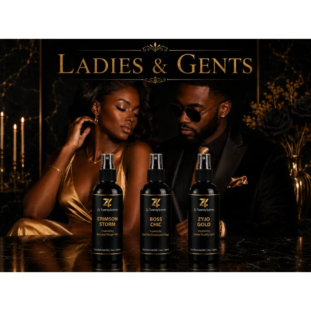 Ladies & Gents Perfume Oil Bundle – 3 x 2oz