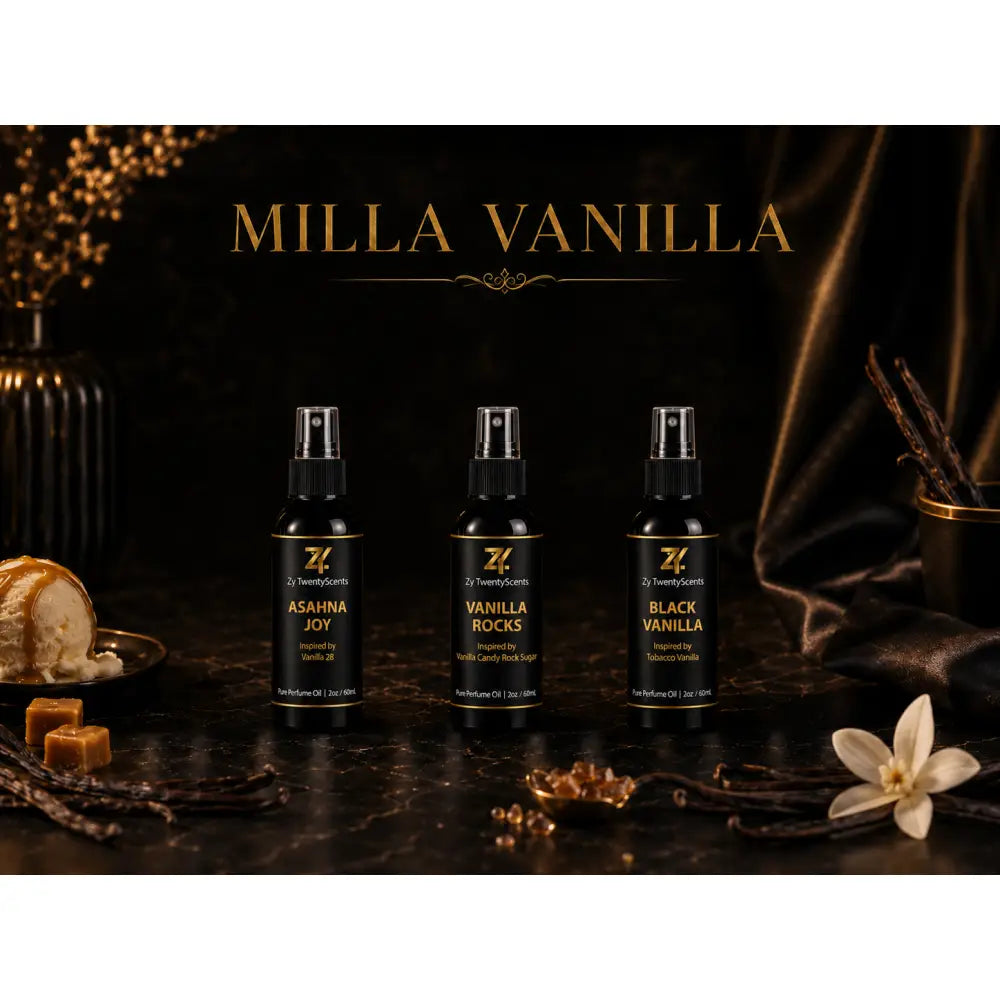 Milla Vanilla Perfume Oil Bundle – 3 x 2oz