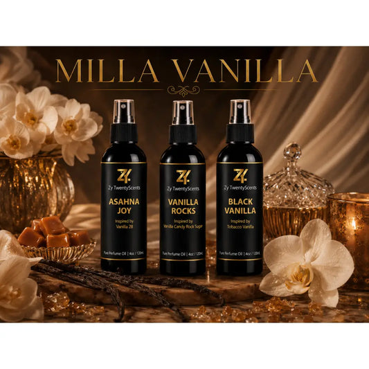 Milla Vanilla Perfume Oil Bundle – 3 x 4oz