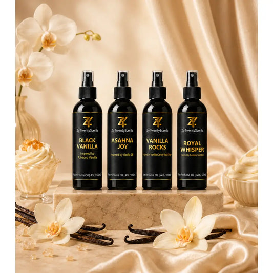 Vanilla Fragrance Bundle 4oz - Perfume Oil