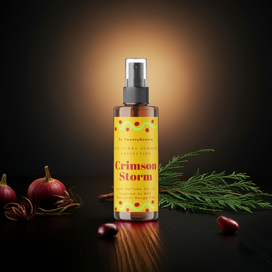 CRIMSON STORM (U) Compare to MFK Baccarat Rouge 540 (*Type): Pure Perfume Oils | Fragrance Oils | Body Oils | by Zy TwentyScents